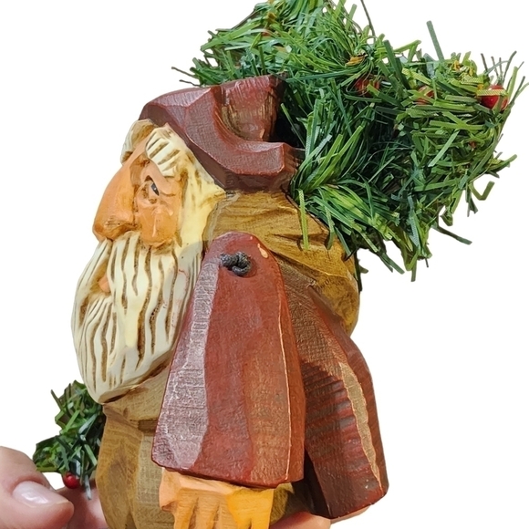 Vtg 1997 David Frykman Santa Shelf mantle table sitter DF 1207 - Picture 8 of 11